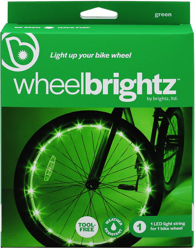 Wheelbrightz Green Led Bicycle Wheel Light