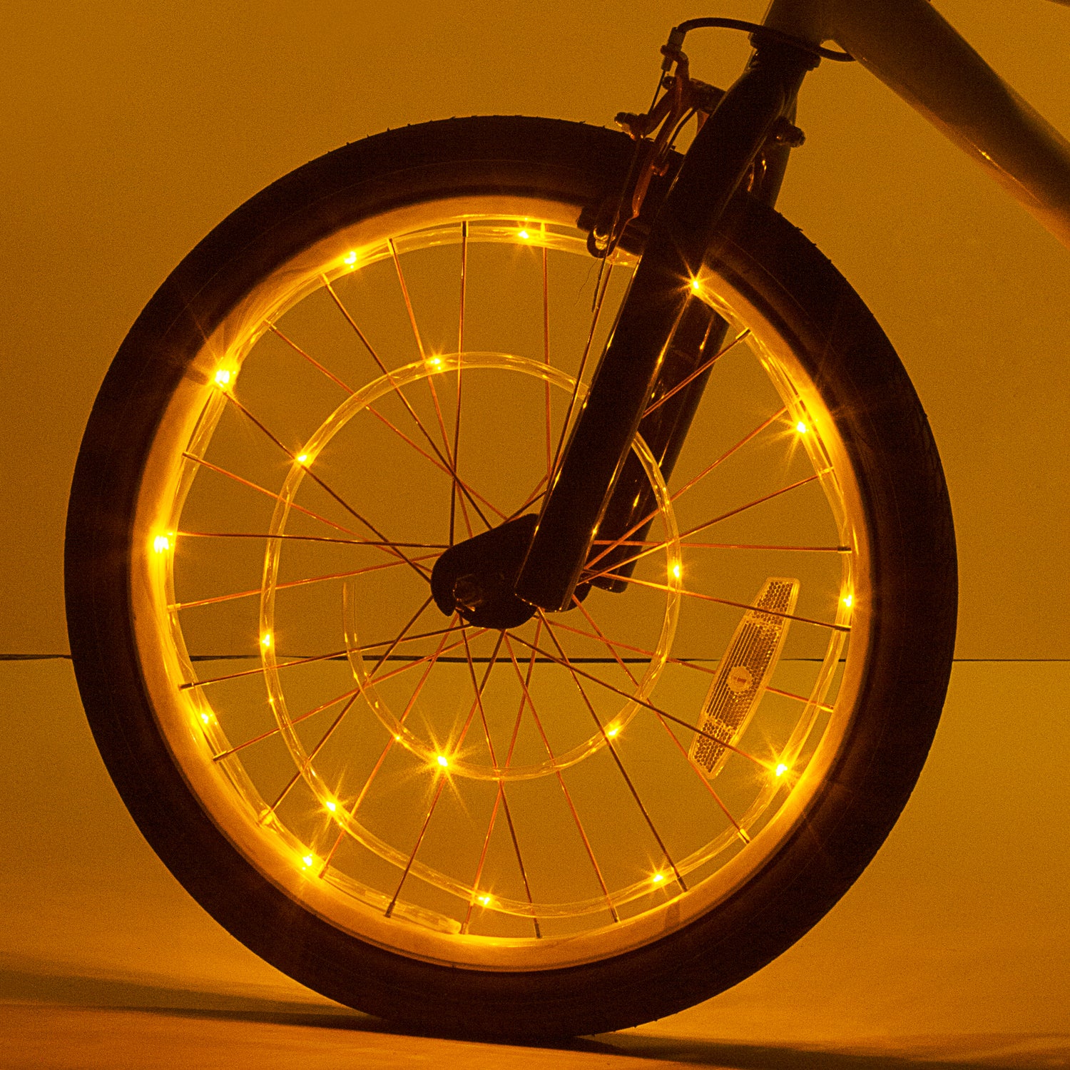 Wheelbrightz Gold Led Bicycle Wheel Light