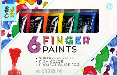 iHeartArt JR  6 Washable Finger Paints