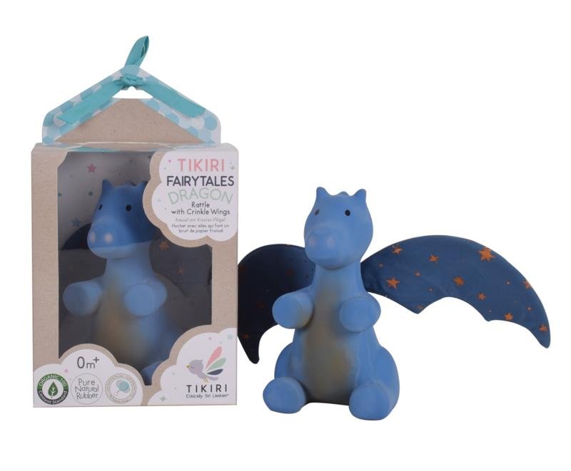 Midnight Dragon Natural Rubber Rattle