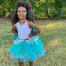 Super-duper Tutu/ Cape/ Mask, Copper  Teal