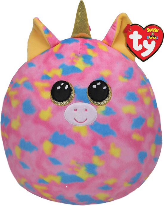 Fantasia Medium Pink Unicorn Squish-A-Boos