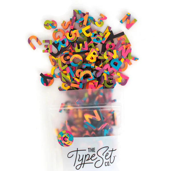 Confetti Pop Soft Magnetic Letters 200 pc. Set