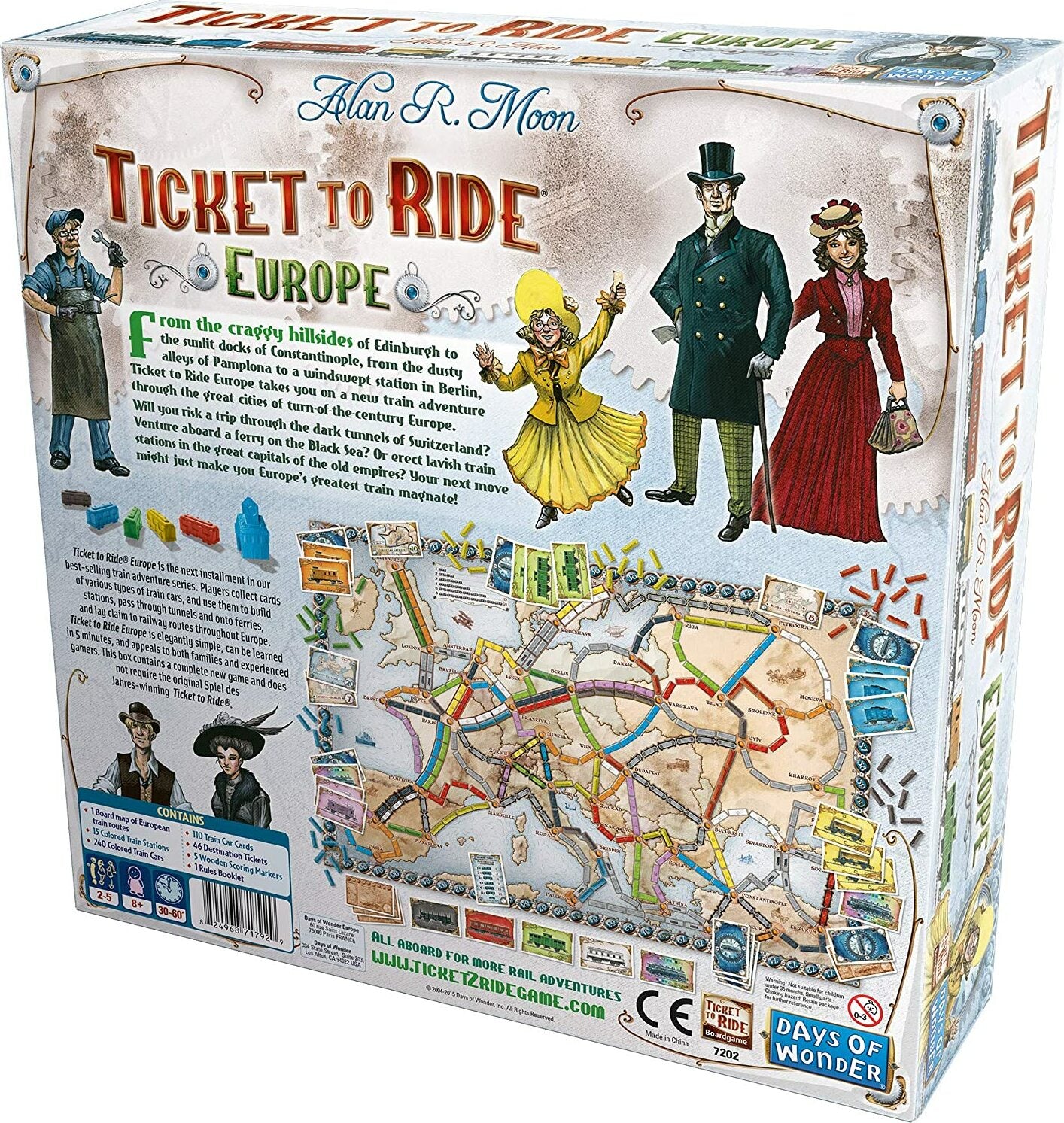Ticket to Ride Europe — Piccolo Mondo Toys