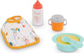 Mealtime Set for 12" Dolls Yellow