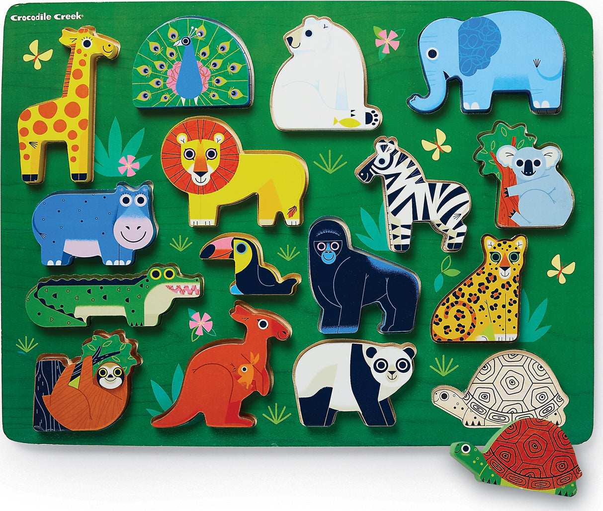 16-pc Wood puzzle - Zoo
