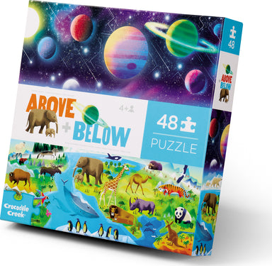 48-pc Above & Below Puzzle - Earth & Space 