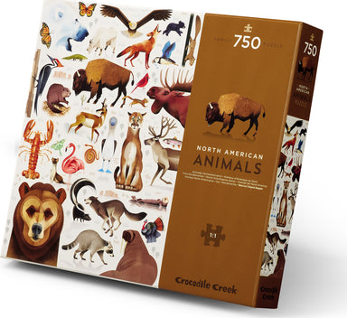 750-pc Puzzle - North American Animals 