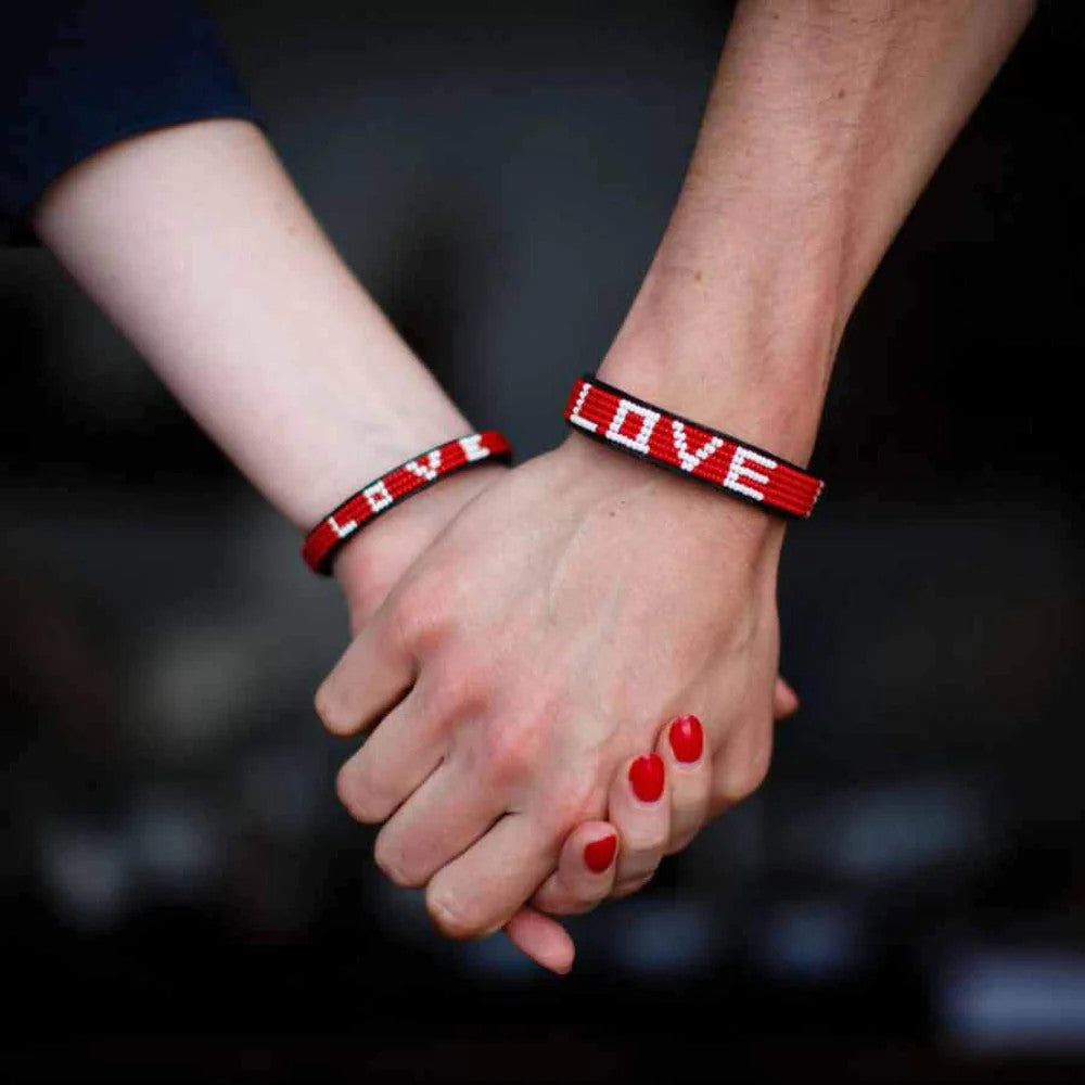 The Original Skinny LOVE Bracelet in Red