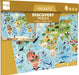 2 In 1 Magnetic Puzzle - Discovery Game - World