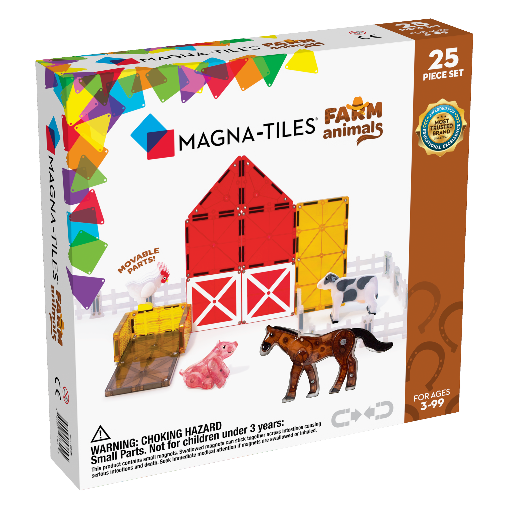 Magna-Tiles Farm Animal 25 pc. Set