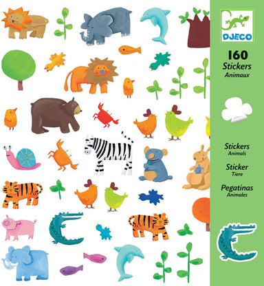 Djeco Animal 160 Stickers