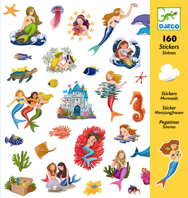  Mermaid Stickers Djeco