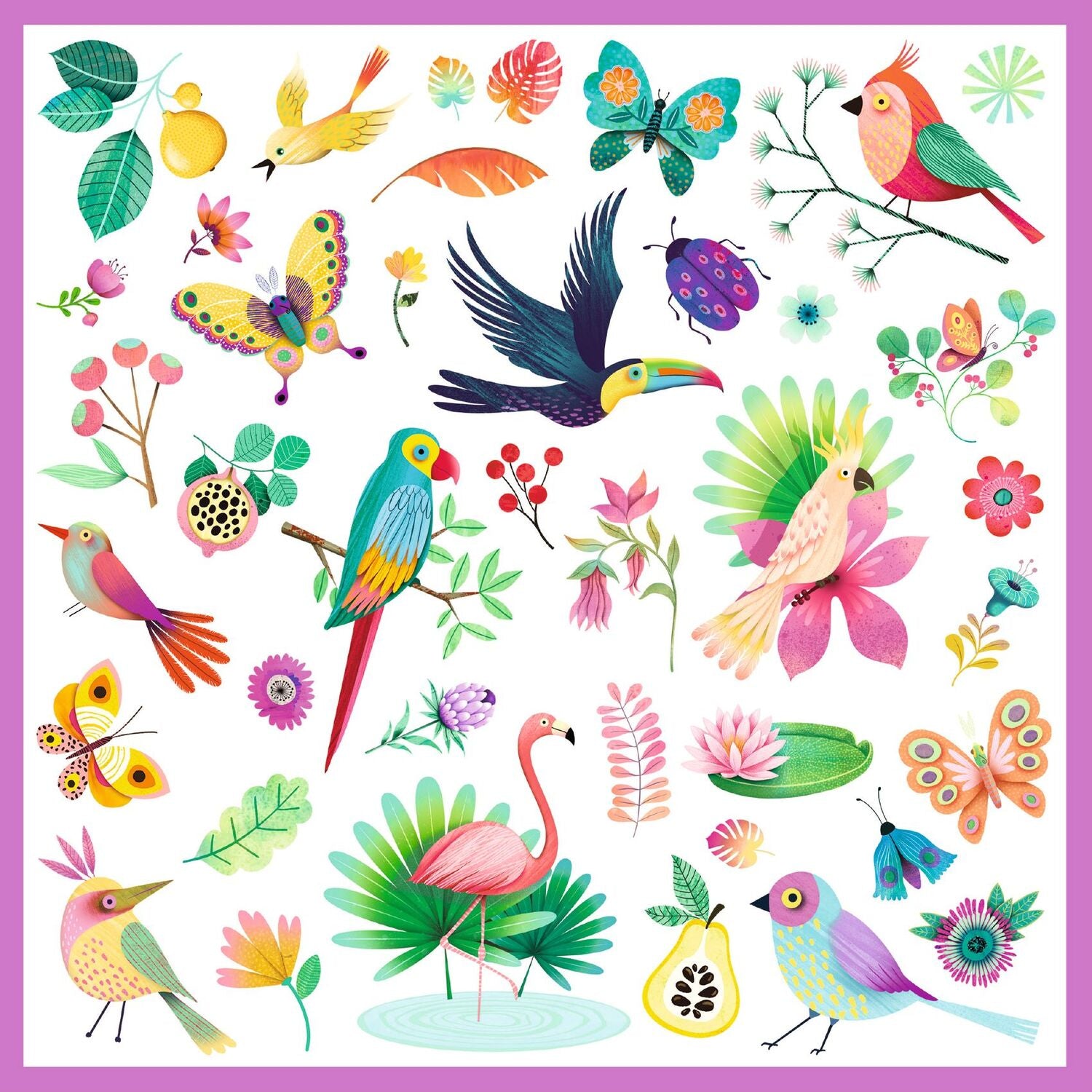 DJECO Paradise Sticker Sheets