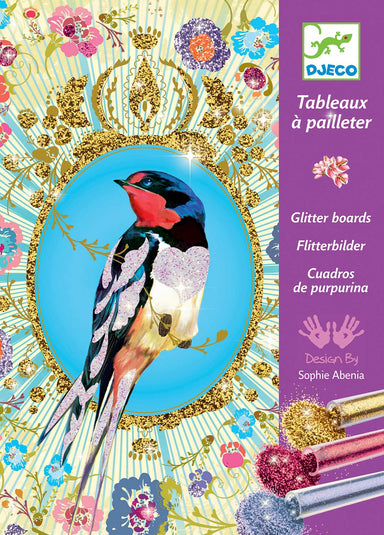 Glitter Birds Art Kit