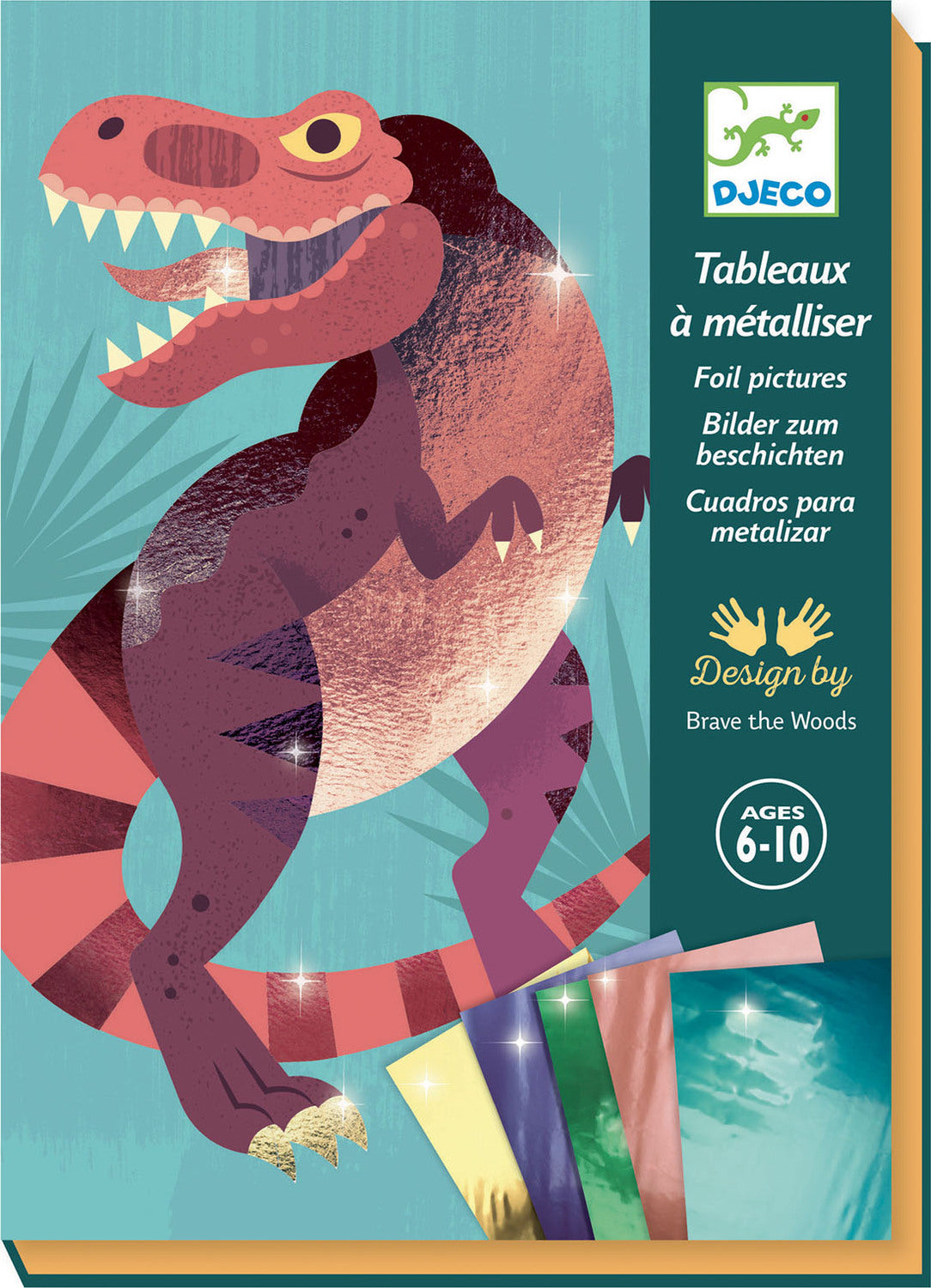 Jurassic Rub-On Foil Transfer Craft Kit