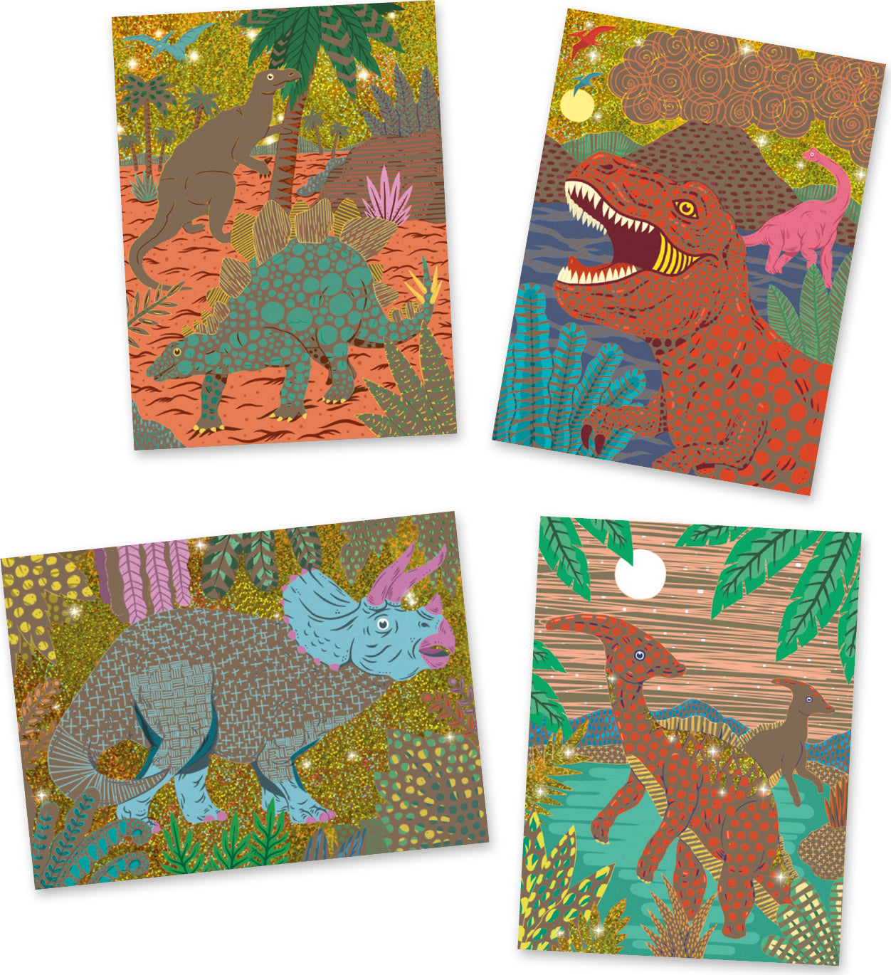 Scratch Cards - When Dinosaurs Reigned