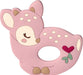 Farrah Pink Fawn Silicone Teether