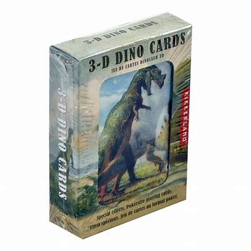 Dinosaur 3D Playing Cards