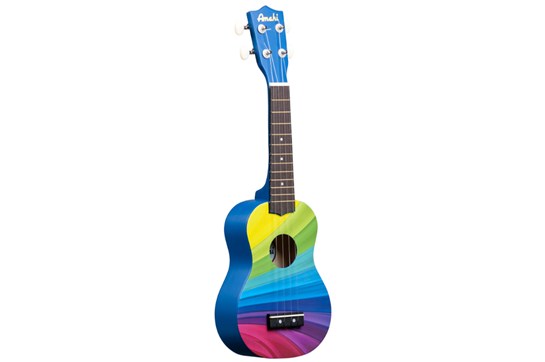 Wavy Rainbow Ukulele