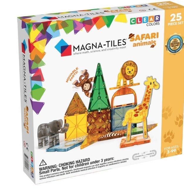 Magna-Tiles Safari Animals 25 Piece Set