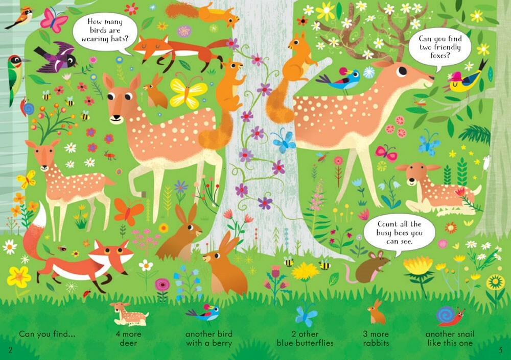 Look and Find Puzzles In the Forest