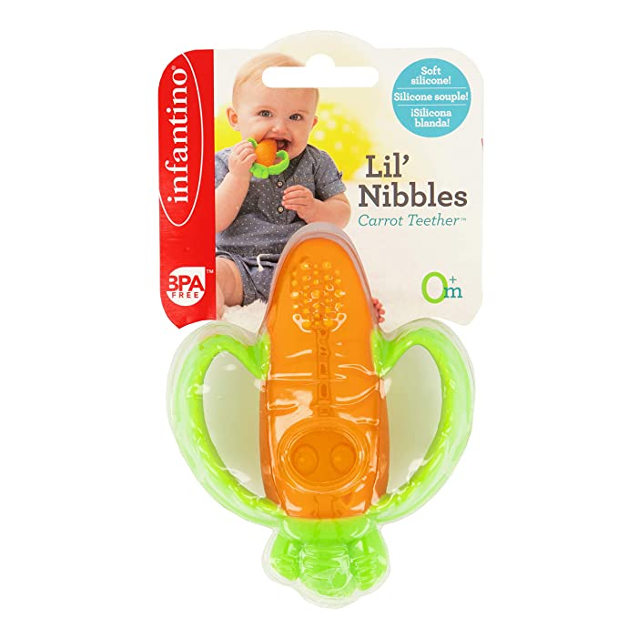 Lil' Nibbles Carrot Teether