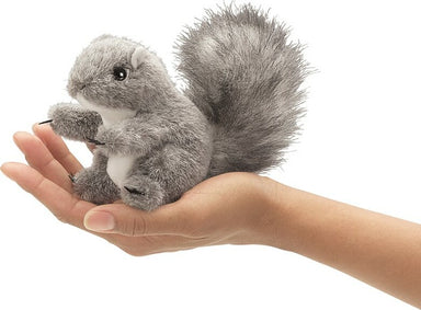 Mini Squirrel, Gray Finger Puppet