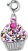 Glitter Cupcake Charm