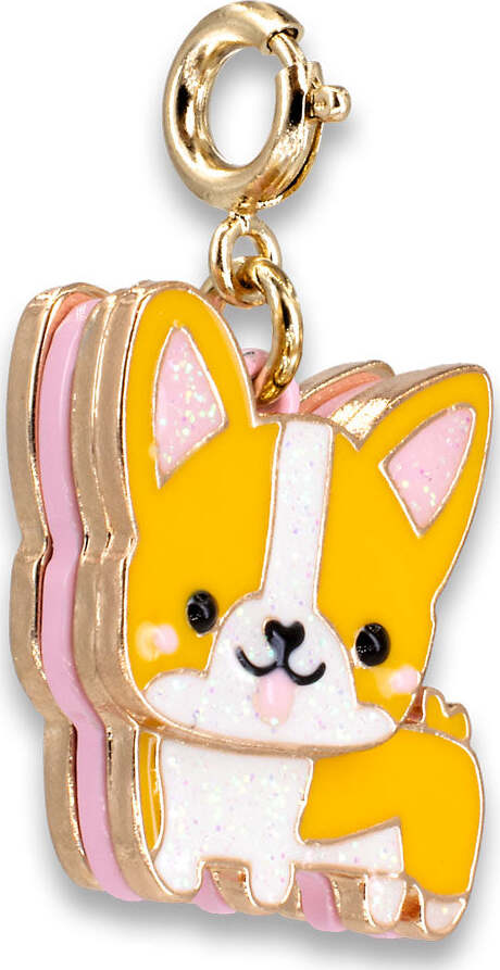 Gold Corgi Charm