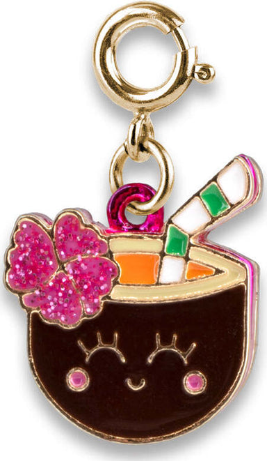 Gold Coconut Drink Charm