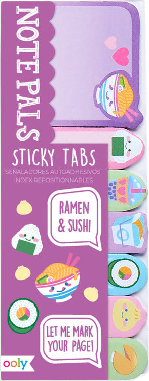 Note Pals Sticky Tabs - Ramen and Sushi