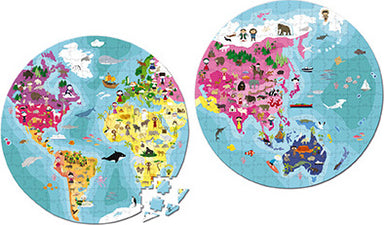 Hat Boxed 208 Pcs Double Sided Puzzle "Our Blue Planet"