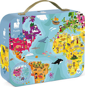 Hat Boxed 208 Pcs Double Sided Puzzle "Our Blue Planet"