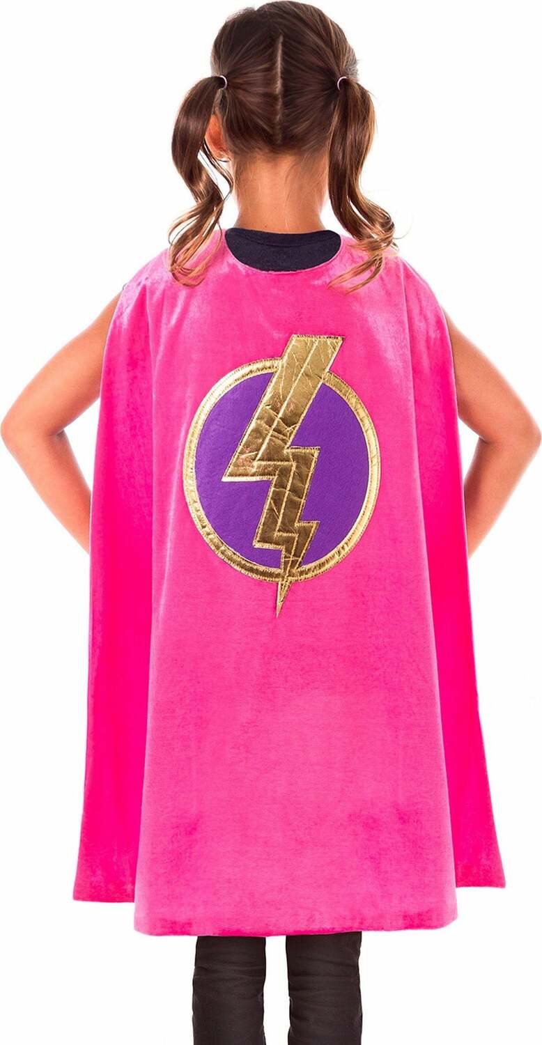 Pink Hero Cape & Mask Set - Ages 3-8