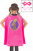 Pink Hero Cape & Mask Set - Ages 3-8