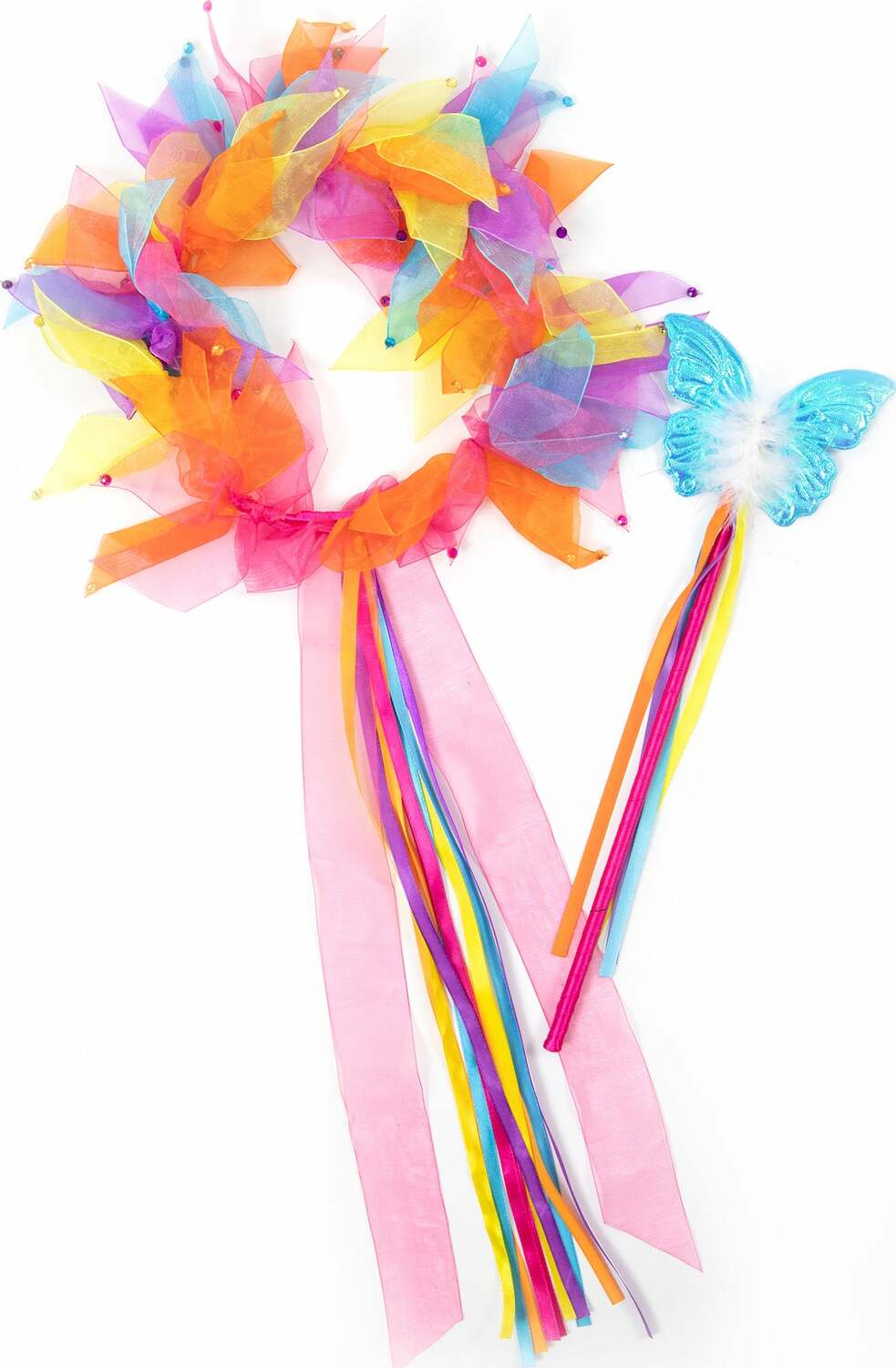 Rainbow Fairy Halo & Wand - Ages 3+