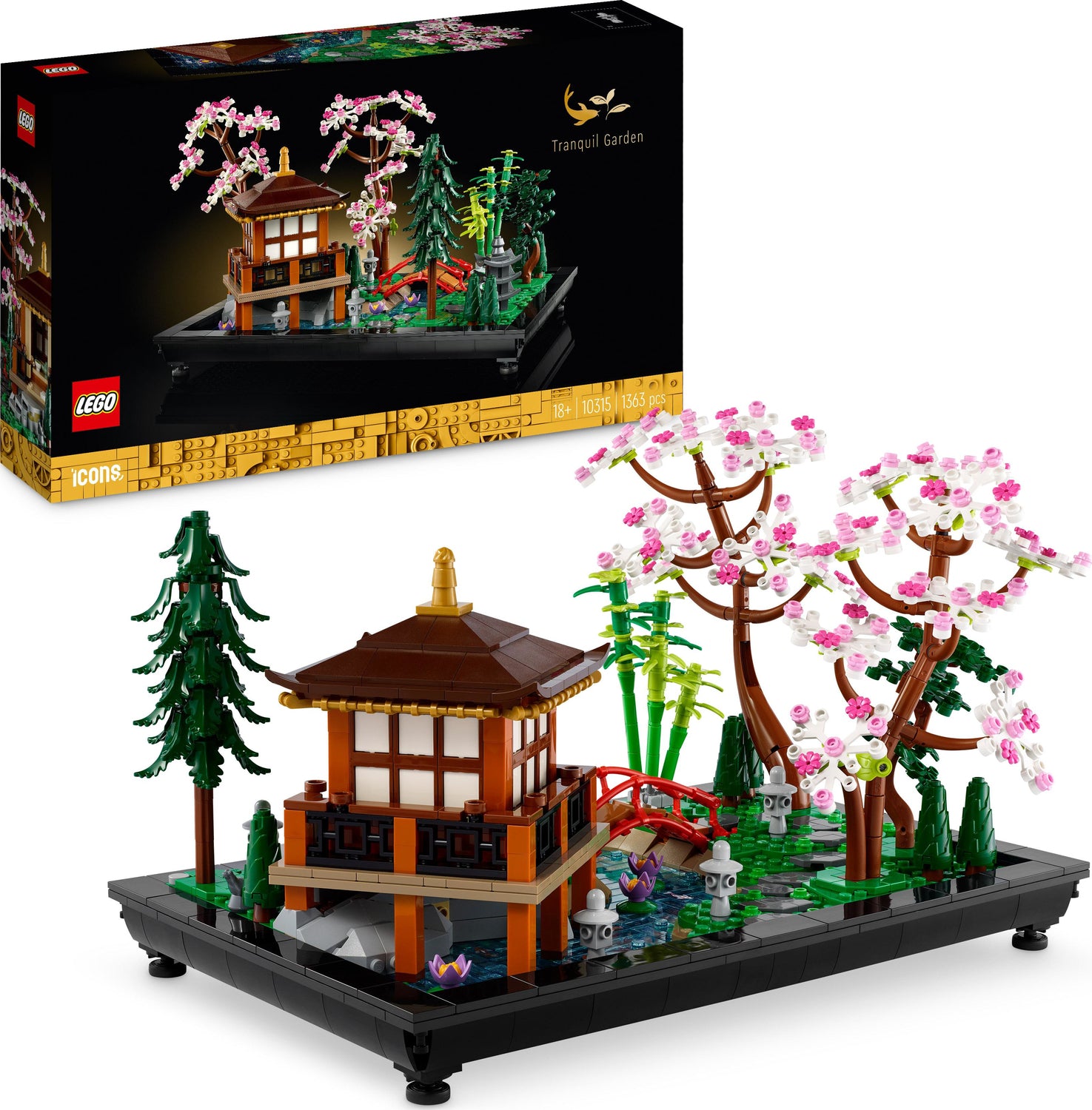 LEGO Icons Tranquil Garden Set for Adults