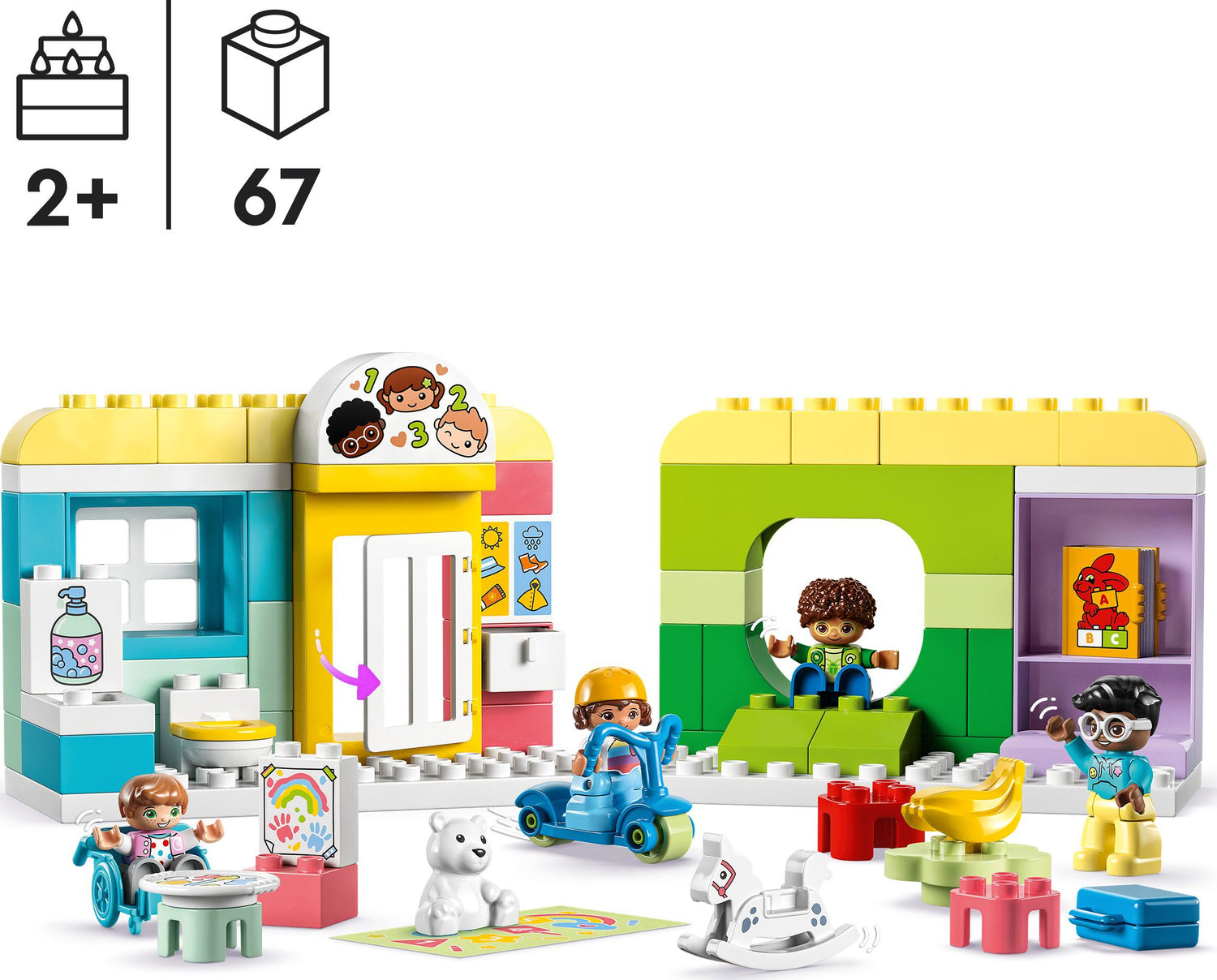 LEGO DUPLO Life At The Day Nursery Toddler Set