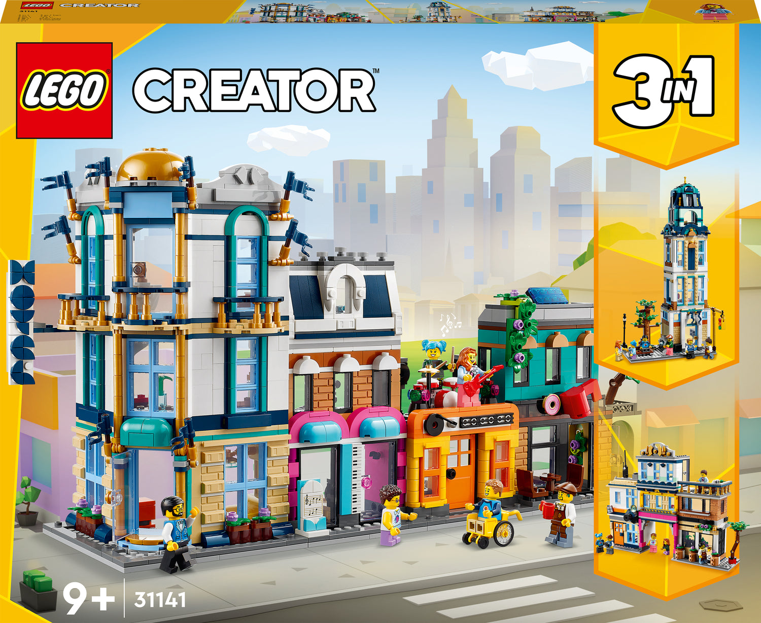 LEGO Creator 3 in 1 Main Street Building Toy Set