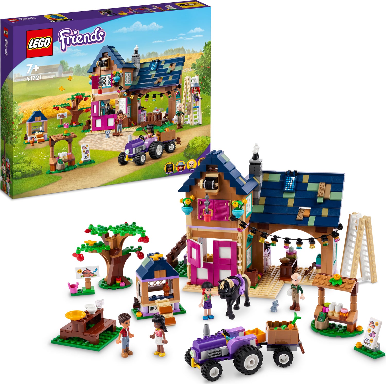 LEGO Friends Organic Farm House Toy with Horse
