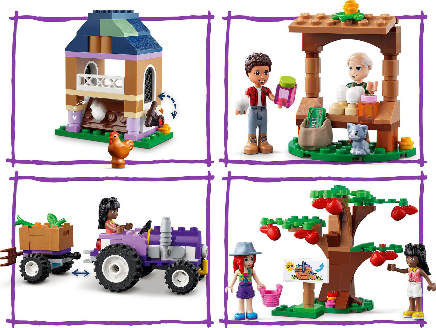 LEGO Friends Organic Farm House Toy with Horse