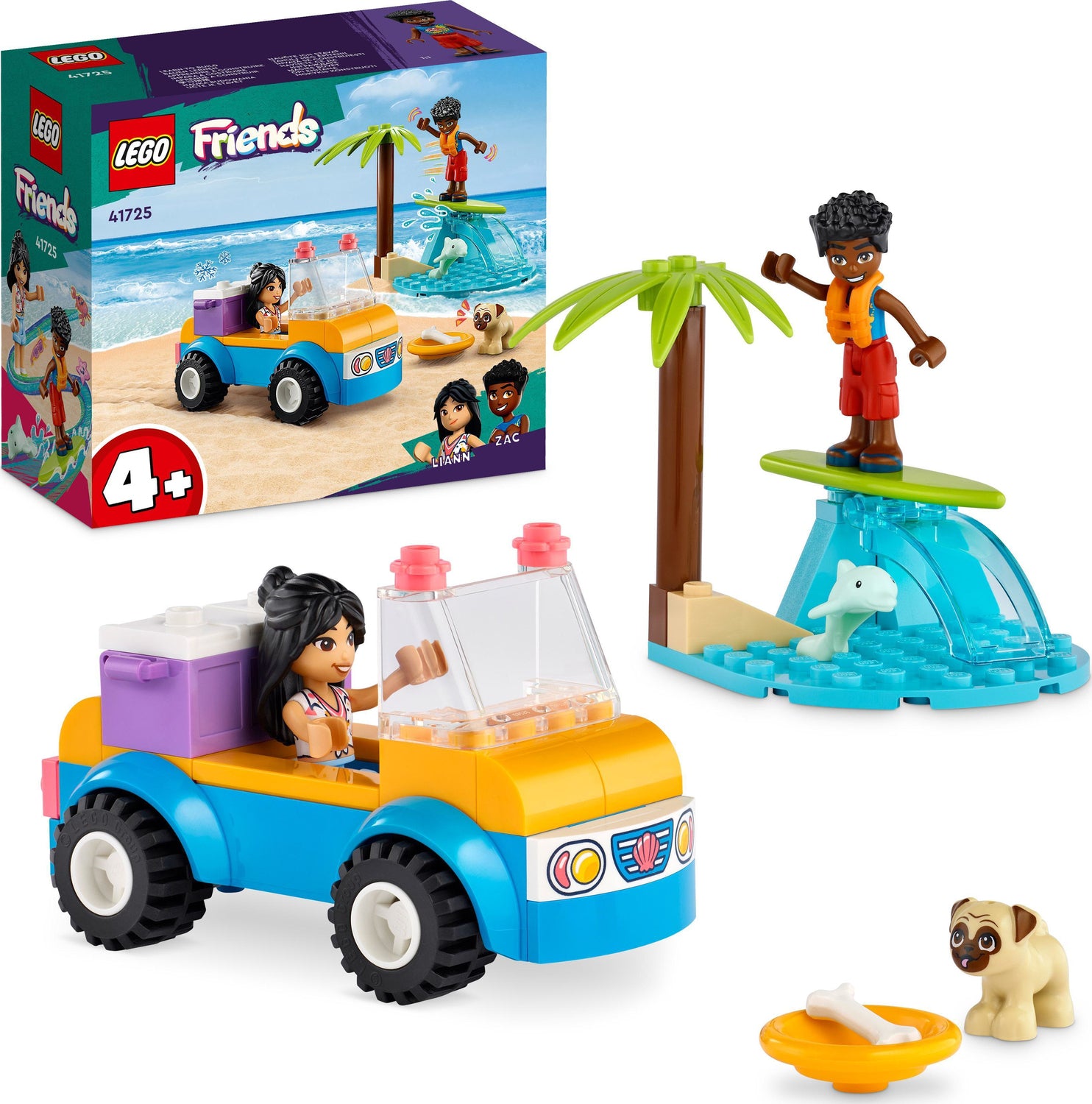 LEGO Friends Beach Buggy Fun Set with Toy Car