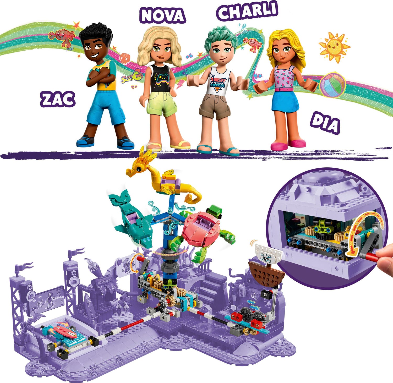 LEGO Friends Beach Amusement Park Building Toy