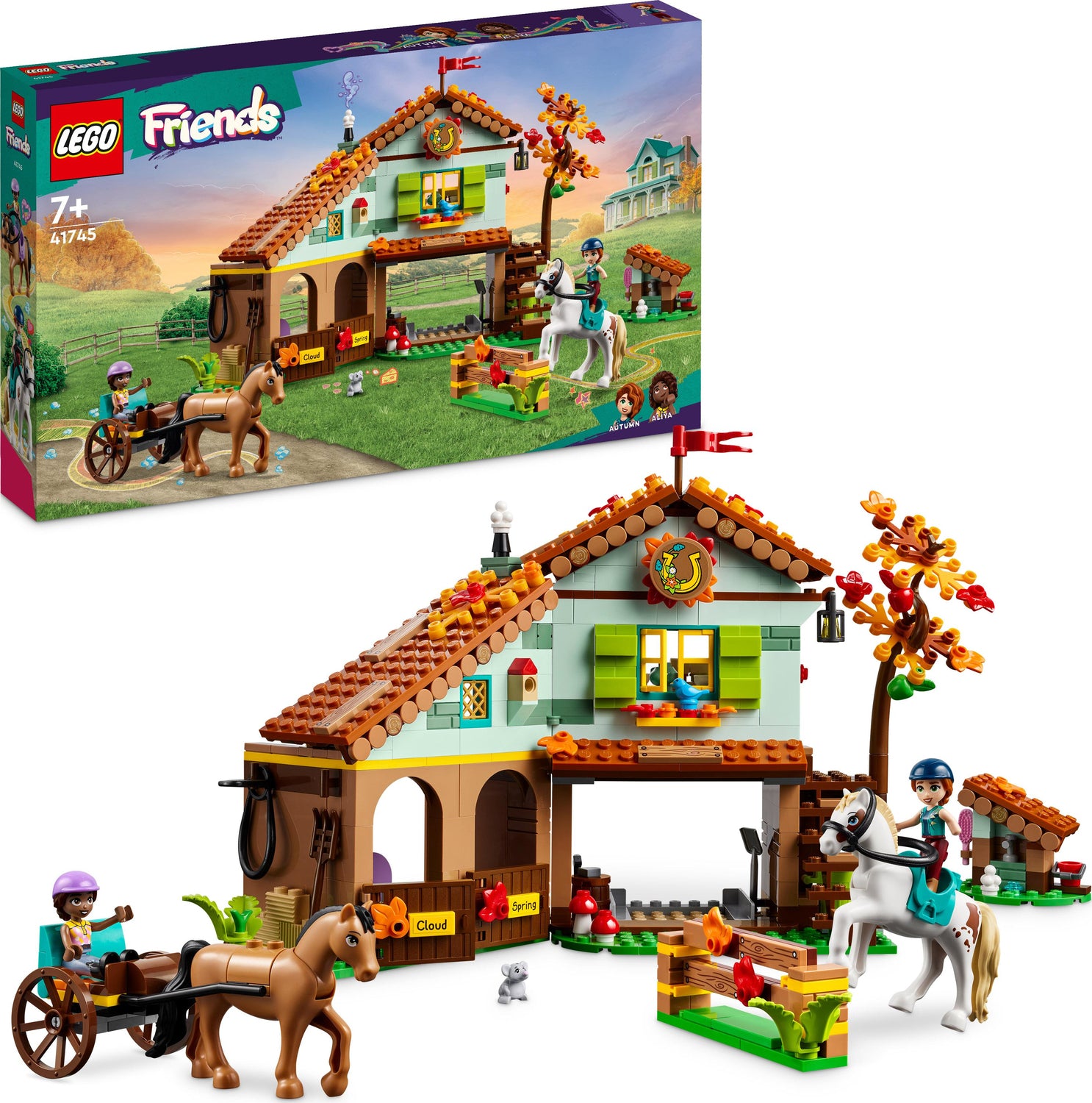 LEGO Friends Autumn's Horse Stable Toy Set