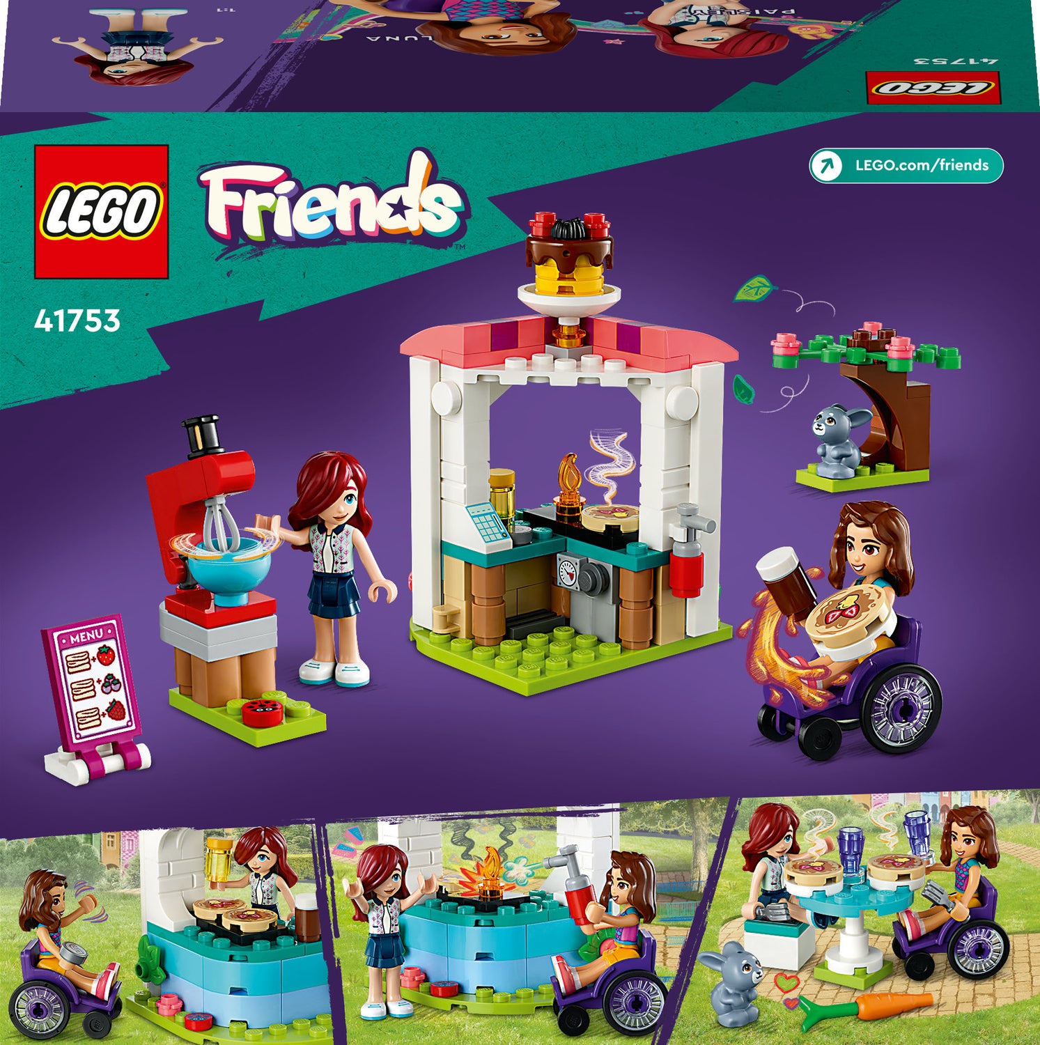 LEGO Friends Pancake Shop Toy Cafe Set