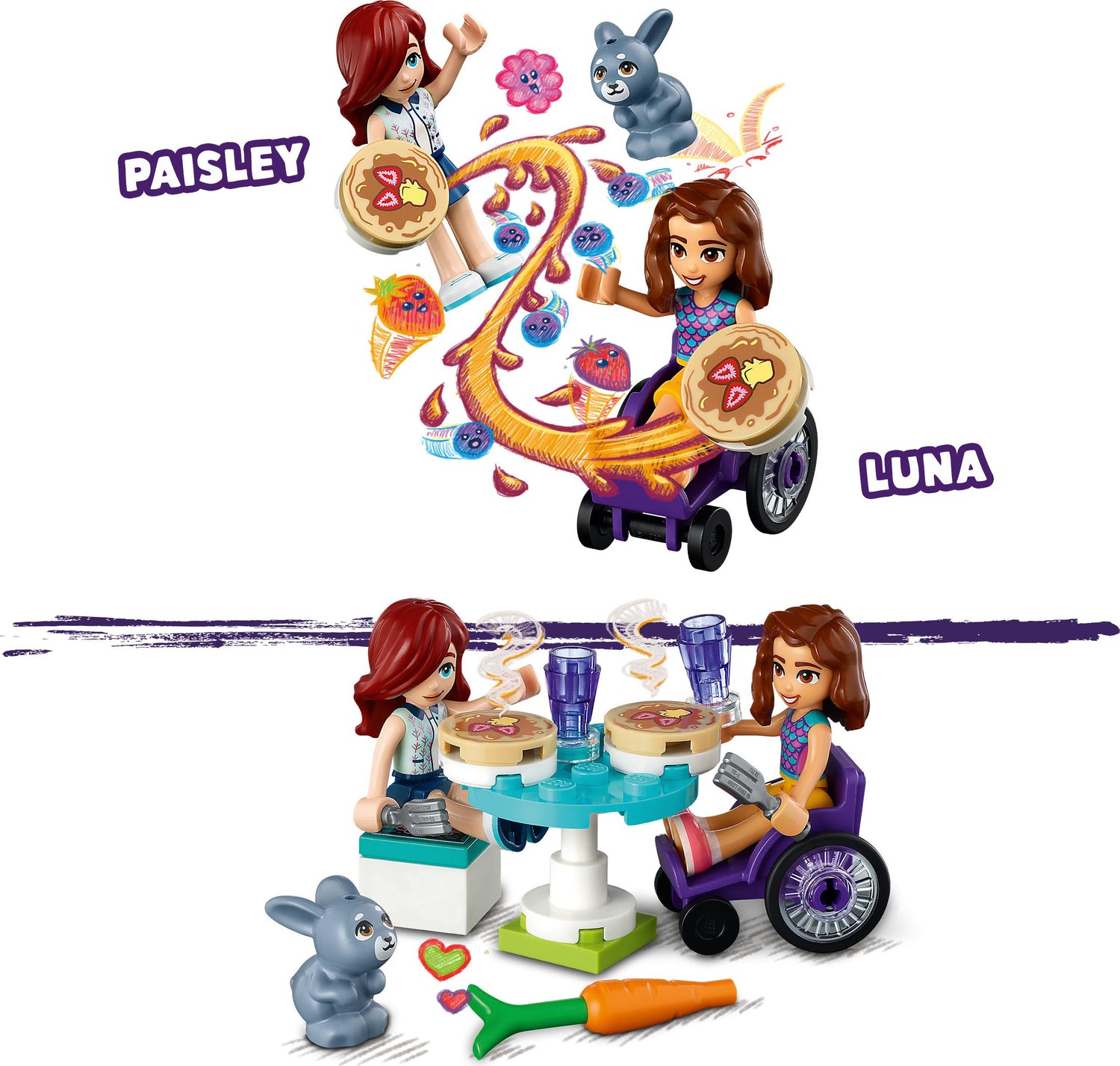 LEGO Friends Pancake Shop Toy Cafe Set