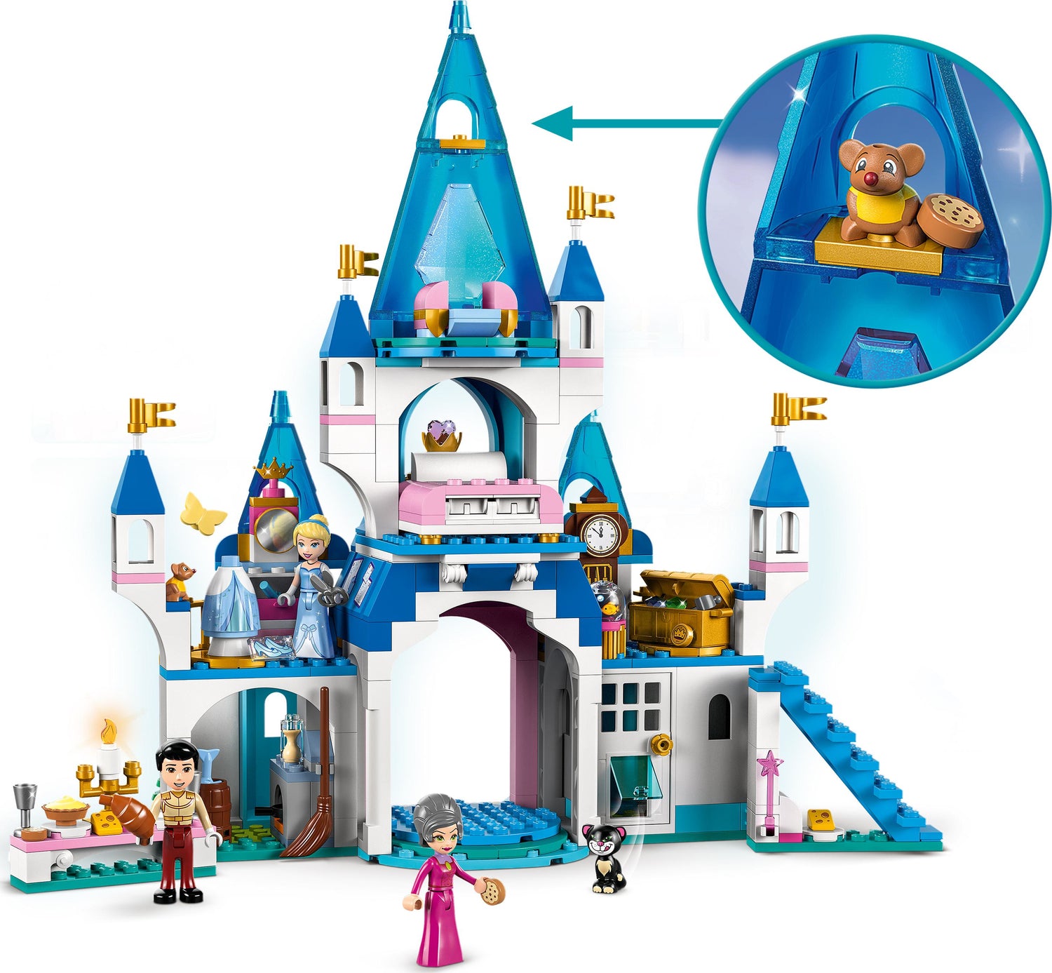 LEGO Disney Cinderella & Prince Charming's Castle Set