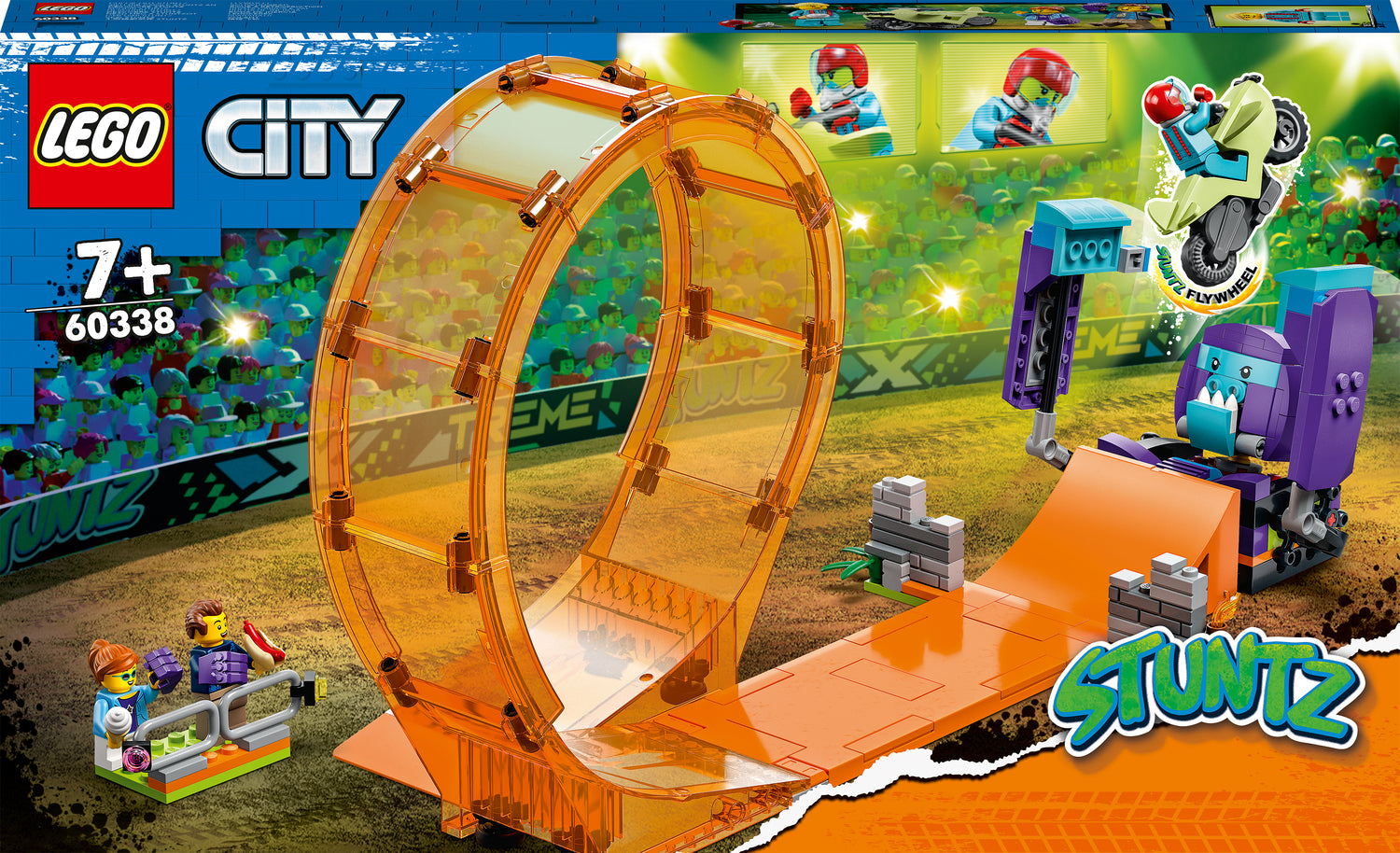 LEGO City Stuntz Smashing Chimpanzee Stunt Loop