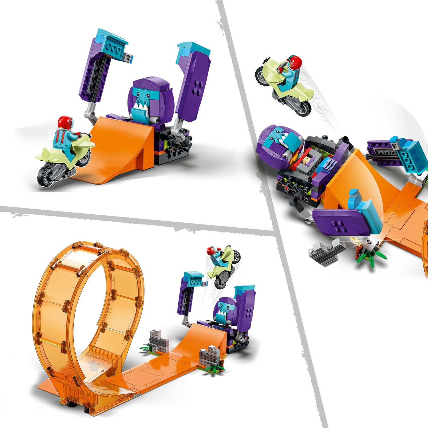 LEGO City Stuntz Smashing Chimpanzee Stunt Loop